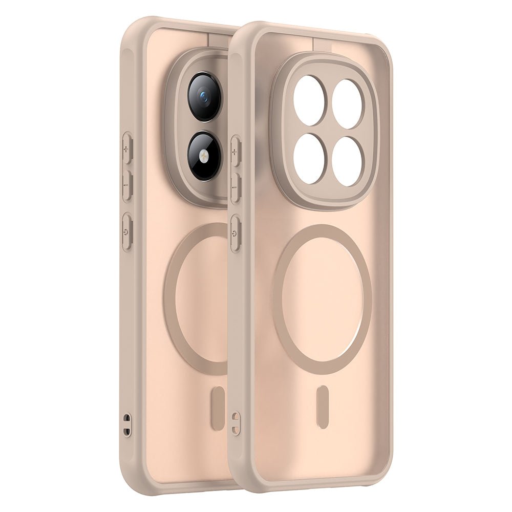 Techsuit Xiaomi Redmi Note 15 Pro Plus 5G / Poco M8 Pro 5G - Σκληρή Θήκη με Πλαίσιο Σιλικόνης και MagSafe - HaloFrost II MagSafe - Gold