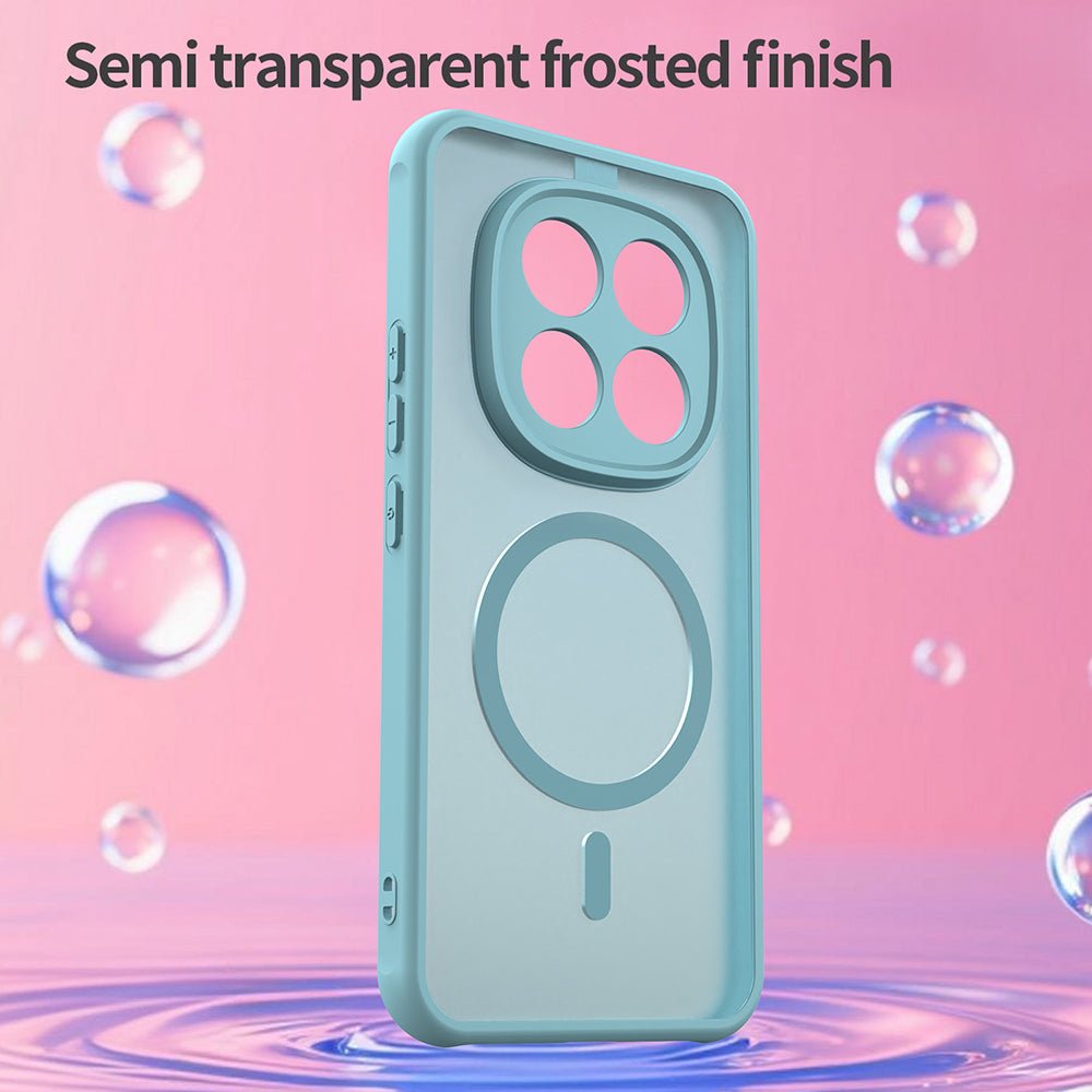 Techsuit Xiaomi Redmi Note 15 Pro Plus 5G / Poco M8 Pro 5G - Σκληρή Θήκη με Πλαίσιο Σιλικόνης και MagSafe - HaloFrost II MagSafe - Mint Green