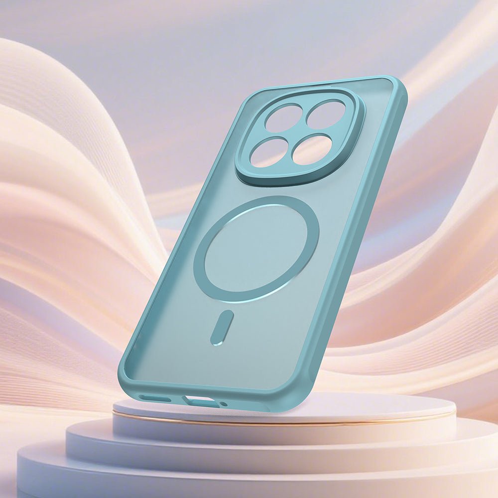 Techsuit Xiaomi Redmi Note 15 Pro Plus 5G / Poco M8 Pro 5G - Σκληρή Θήκη με Πλαίσιο Σιλικόνης και MagSafe - HaloFrost II MagSafe - Mint Green