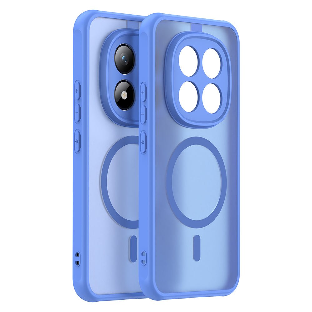 Techsuit Xiaomi Redmi Note 15 Pro Plus 5G / Poco M8 Pro 5G - Σκληρή Θήκη με Πλαίσιο Σιλικόνης και MagSafe - HaloFrost II MagSafe - Sky Blue