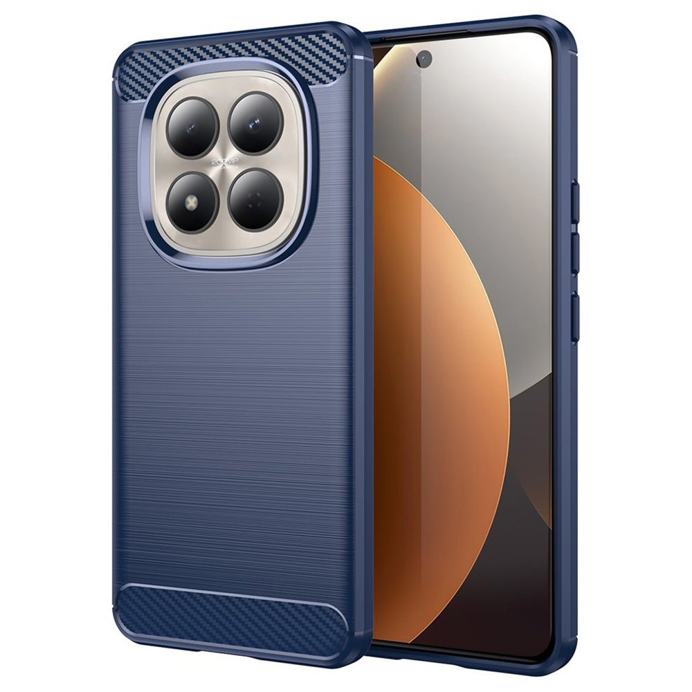 Techsuit Xiaomi Redmi Note 15 Pro Plus 5G / Poco M8 Pro 5G - Θήκη Σιλικόνης TPU - Carbon Silicone - Blue