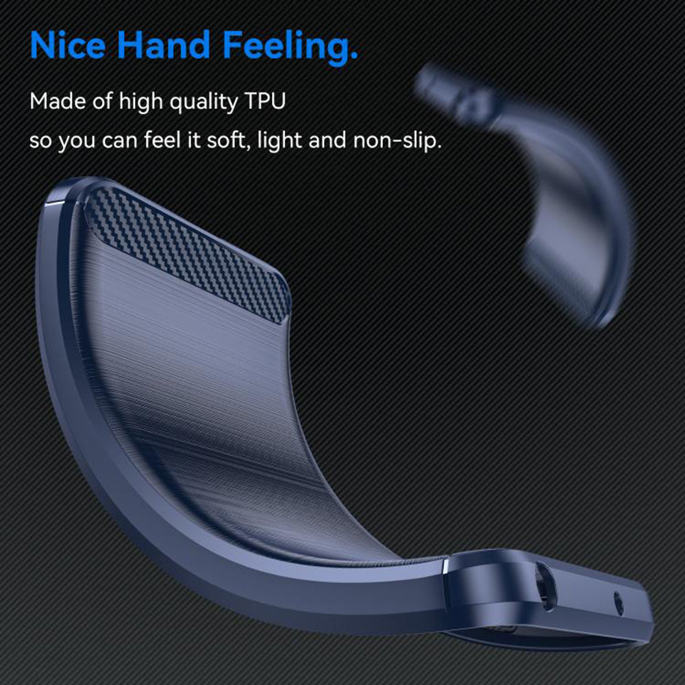 Techsuit Xiaomi Redmi Note 15 Pro Plus 5G / Poco M8 Pro 5G - Θήκη Σιλικόνης TPU - Carbon Silicone - Blue