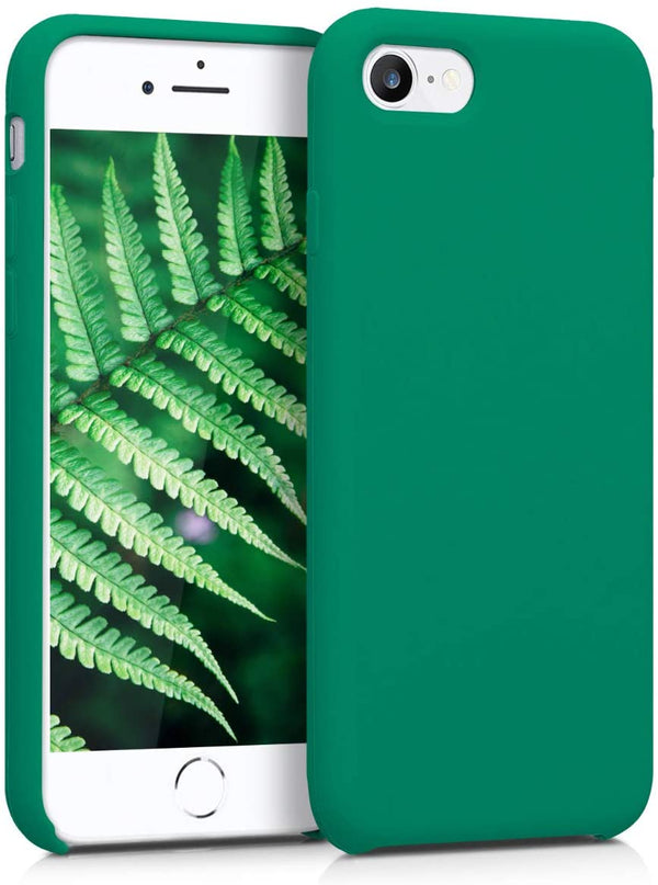 KW iPhone SE 2022 / SE 2020 / 7 / 8 Θήκη Σιλικόνης Rubber TPU - Emerald Green - 40225.142
