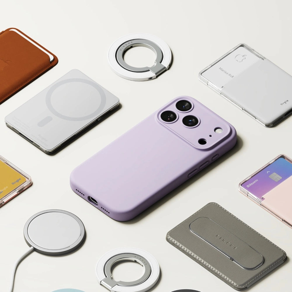 Ringke iPhone 17 Pro - Silicone Magnetic MagSafe - Θήκη Σιλικόνης με MagSafe - Light Purple