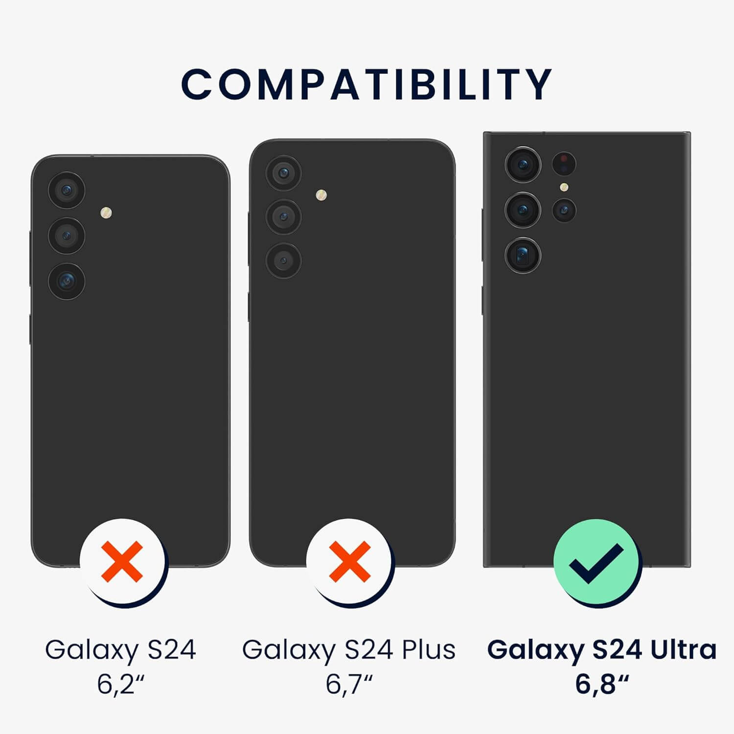 KW Samsung Galaxy S24 Ultra Θήκη από Φυσικό Ξύλο - Dark Brown