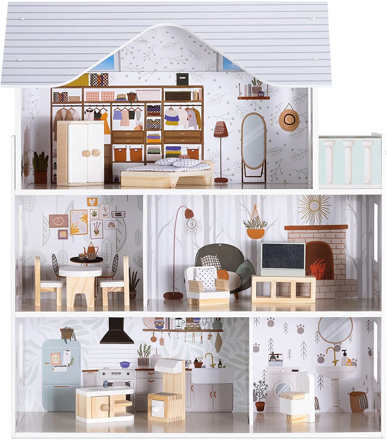 Navaris Κουκλόσπιτο - White - 55376.01