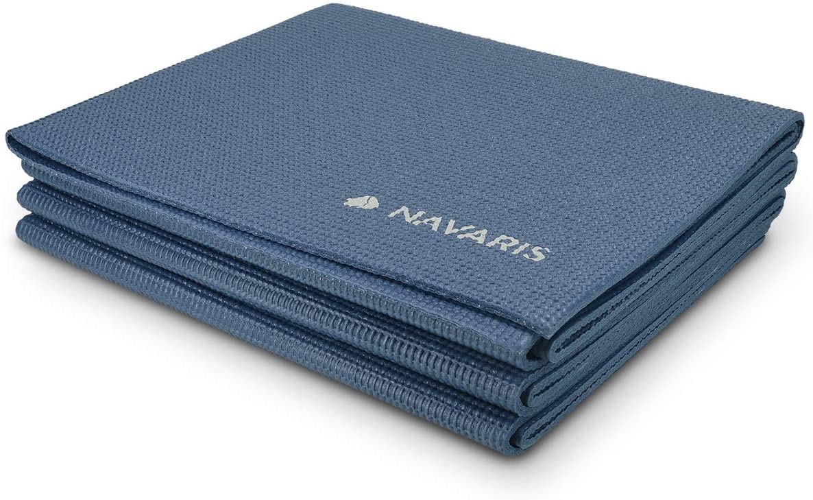 Navaris Workout Mat Στρώμα Γυμναστικής για Γυμναστική / Yoga / Pilates - 4mm Πάχος - Dark Grey - 45983.19