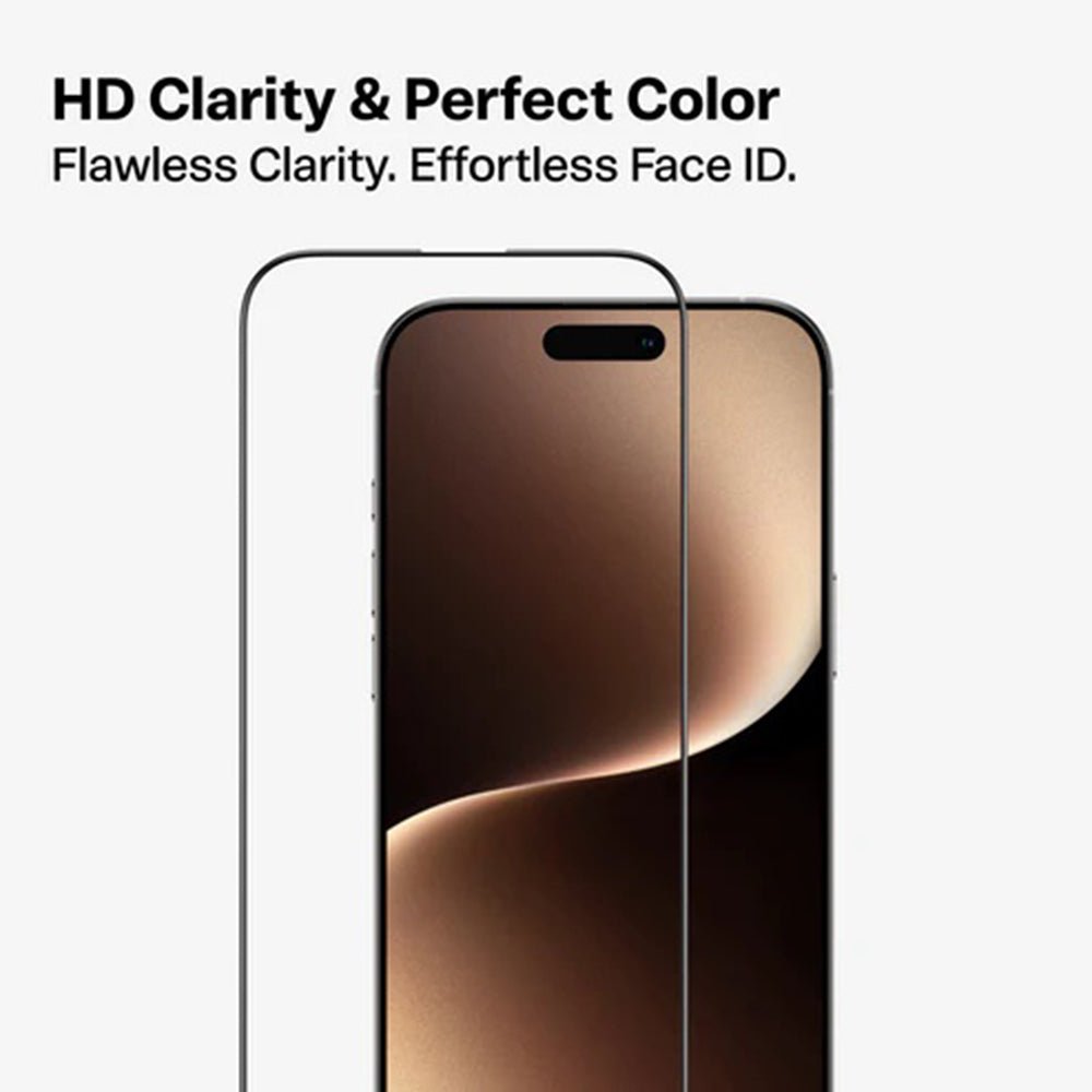 Torras iPhone 17 Pro - Full Screen Αντιχαρακτικό Γυαλί Οθόνης - GlassGo Install Master - Black