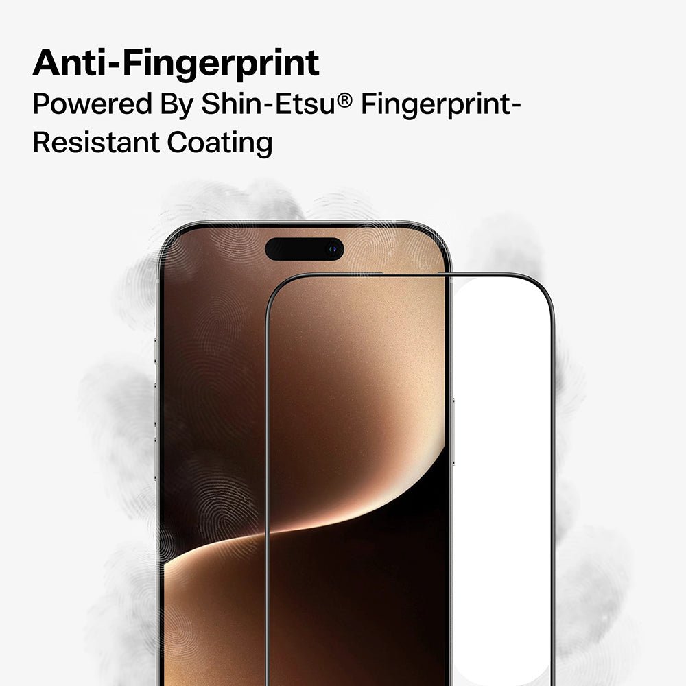 Torras iPhone 17 Pro - Full Screen Αντιχαρακτικό Γυαλί Οθόνης - GlassGo Install Master - Black