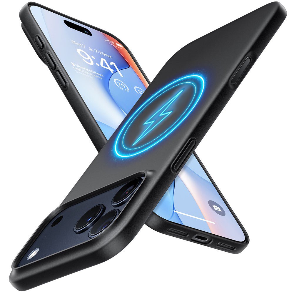 Torras iPhone 17 Pro Max - Θήκη Σιλικόνης με MagSafe - SlimFit Series - Black