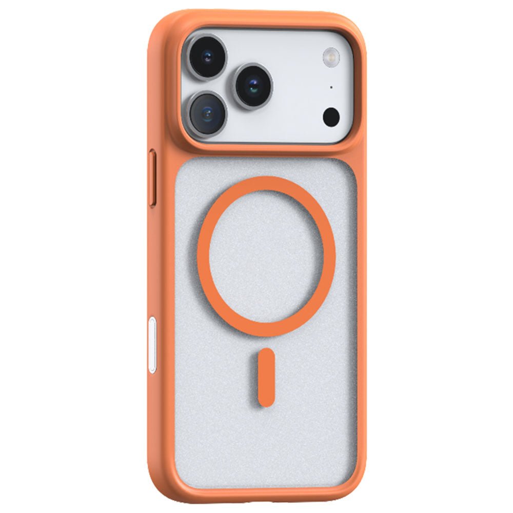 Torras iPhone 17 Pro - Σκληρή Θήκη με Πλαίσιο Σιλικόνης και MagSafe - Guardian Magnetic Series - Orange