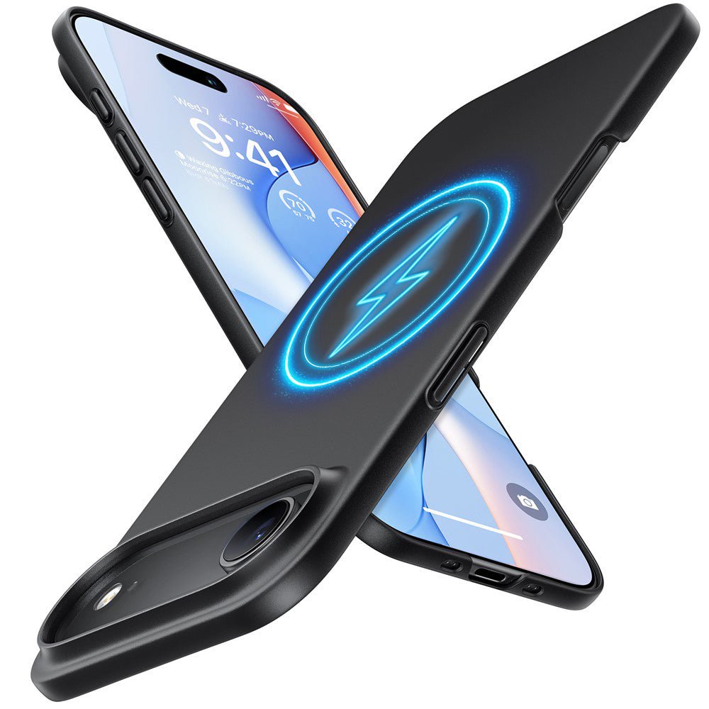 Torras iPhone Air - Θήκη Σιλικόνης με MagSafe - SlimFit Series - Black