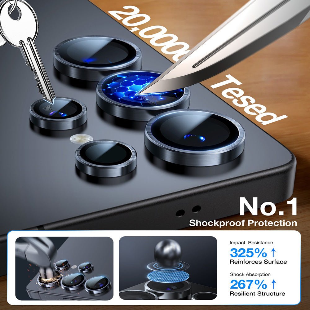 Torras Samsung Galaxy S26 Ultra - Αντιχαρακτικό Γυαλί για την Κάμερα - Lensguard - Black