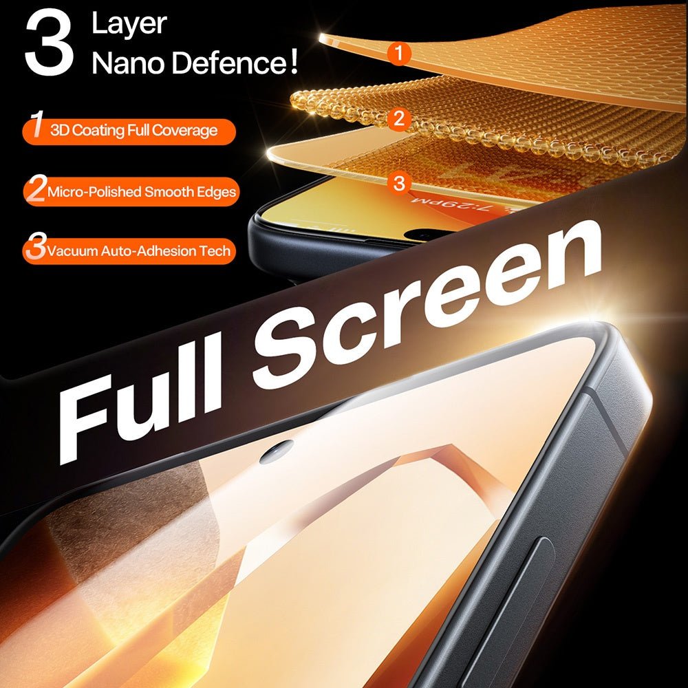Torras Samsung Galaxy S26 Ultra - Full Screen Αντιχαρακτικό Γυαλί Οθόνης - GlassGo Install Master - Clear