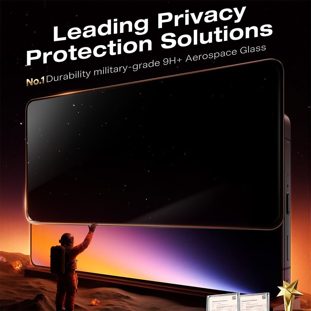 Torras Samsung Galaxy S26 Ultra - Full Screen Αντιχαρακτικό Γυαλί Οθόνης - GlassGo Install Master - Privacy