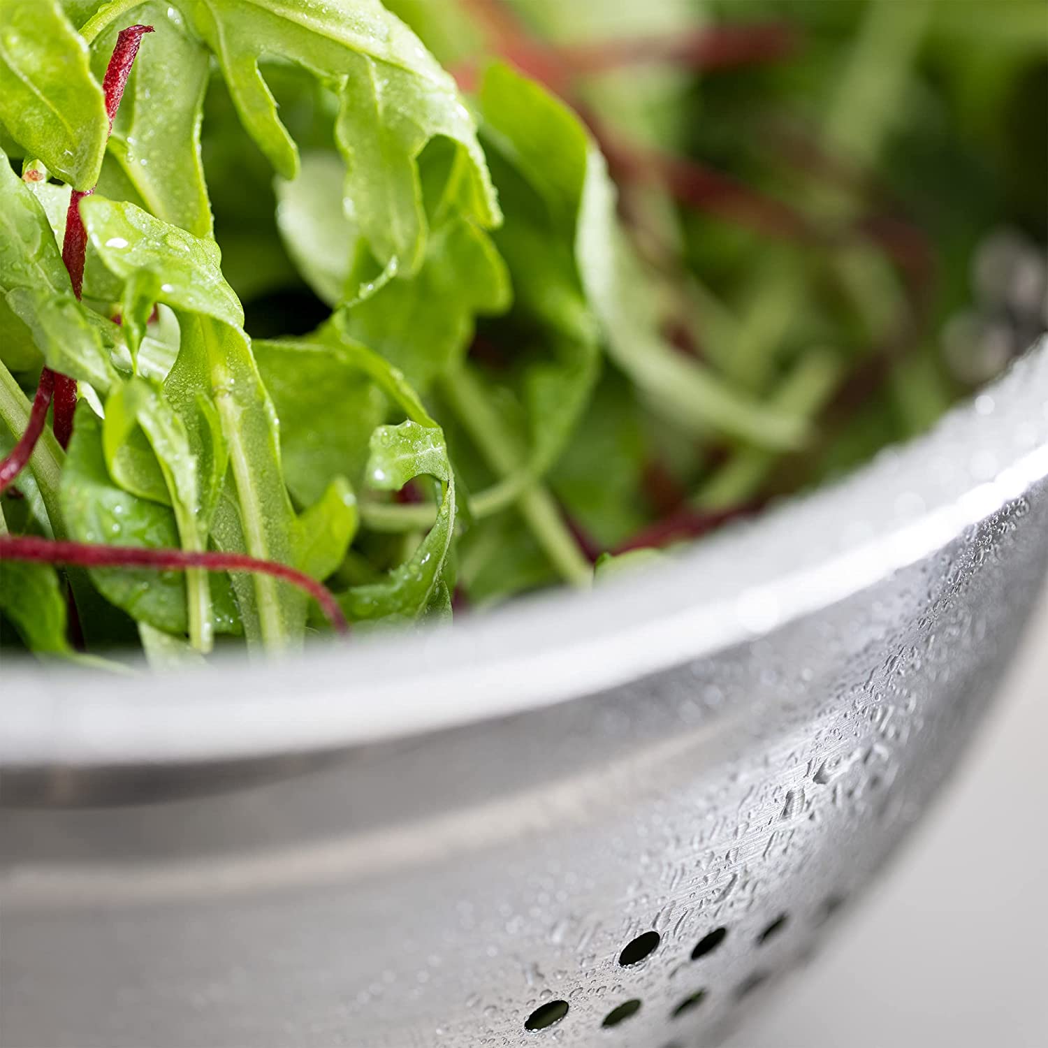 Navaris Σουρωτήρι από Ανοξείδωτο Ατσάλι με Λαβές - 20cm - Silver - 48522.02