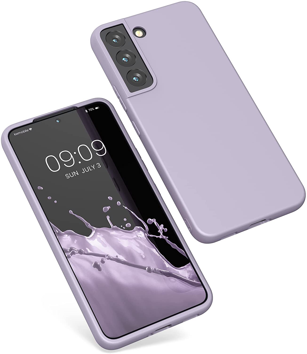 KW Samsung Galaxy S22 Θήκη Σιλικόνης TPU - Lavender - 56758.108