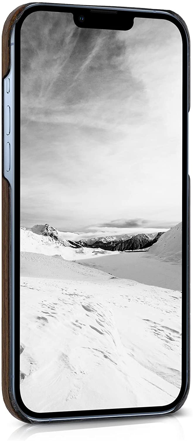 Kalibri iPhone 13 Pro Max Σκληρή Θήκη από Φυσικό Ξύλο - Brown - 56408.05