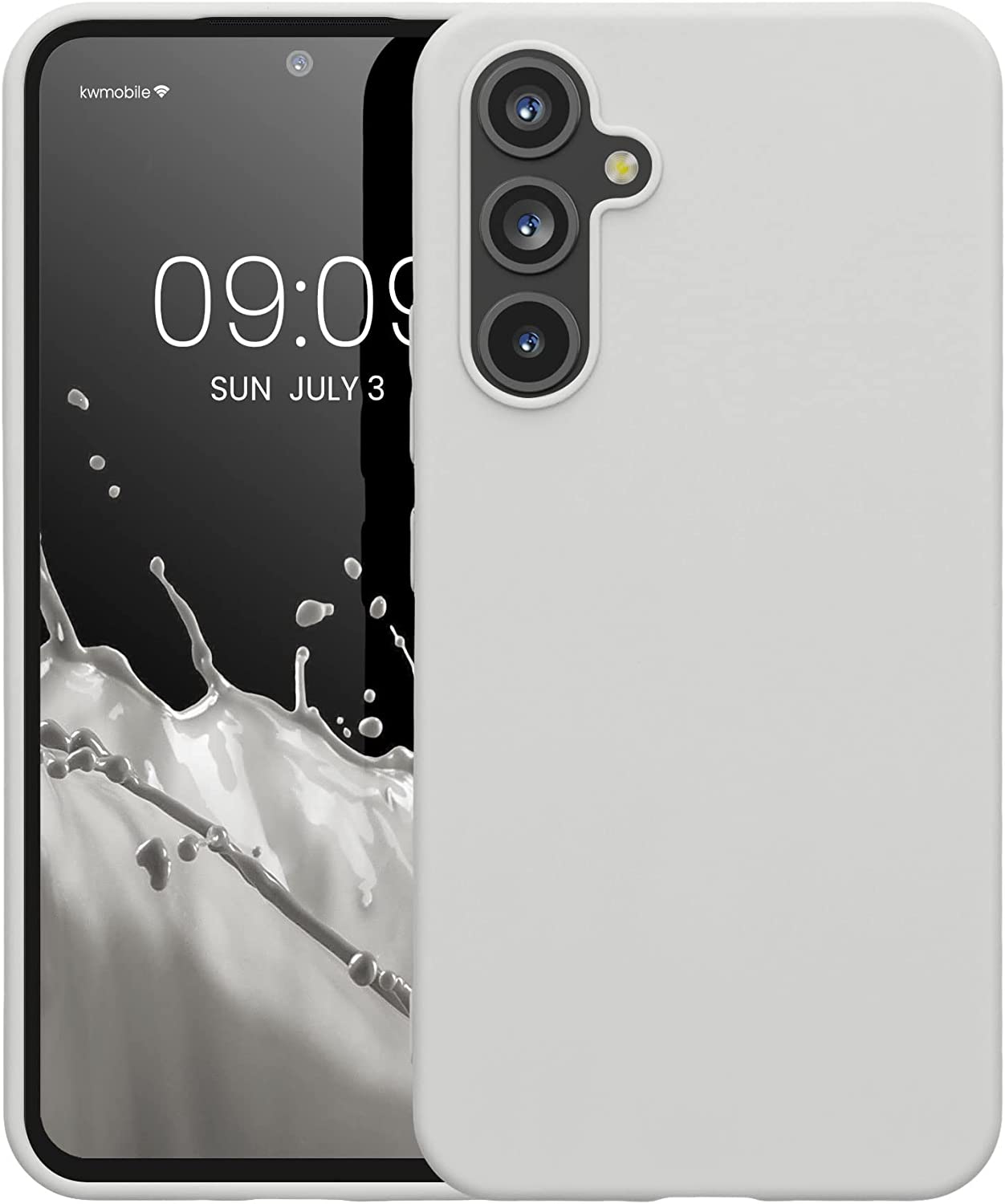 KW Samsung Galaxy A54 5G Θήκη Σιλικόνης TPU - White Matte - 60796.48