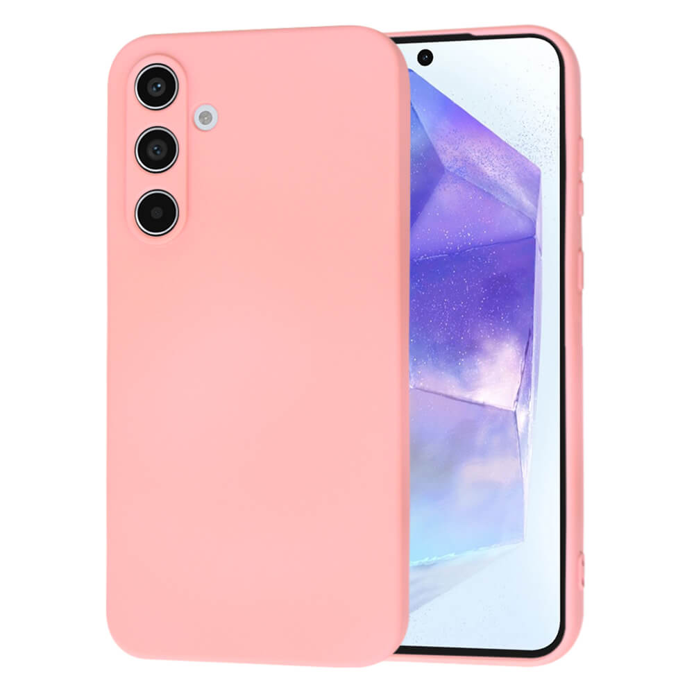 Techsuit Samsung Galaxy A55 5G SoftFlex Θήκη Σιλικόνης - Chalk Pink