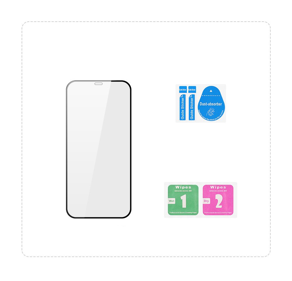 Dux Ducis iPhone 12 Pro Max 10D 9H Full Screen Case Friendly Tempered Glass Αντιχαρακτικό Γυαλί Οθόνης - Black