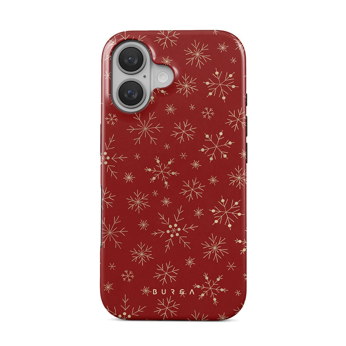 Burga iPhone 16 Fashion Tough MagSafe Σκληρή Θήκη με MagSafe - Dear Santa Snowflake