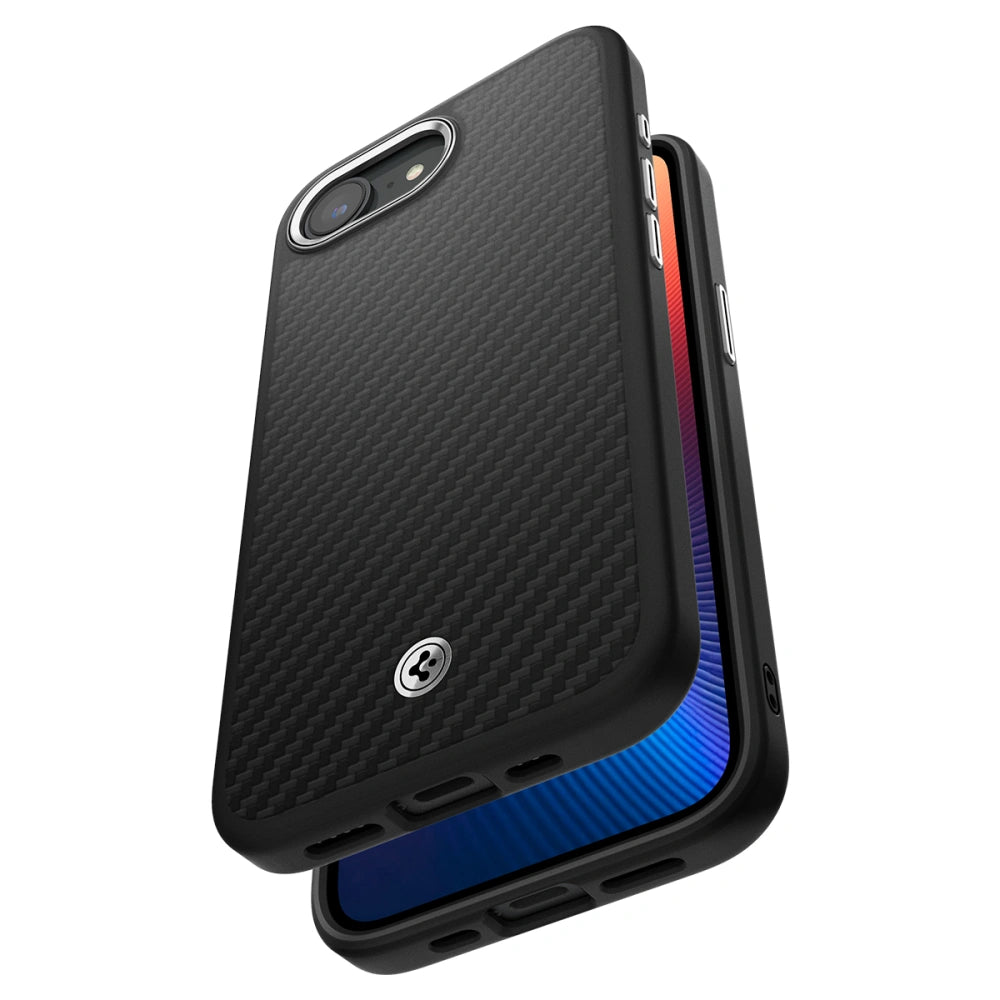Spigen iPhone 16e Enzo Aramid Mag Σκληρή Θήκη Aramid Fiber με MagSafe - Matte Black