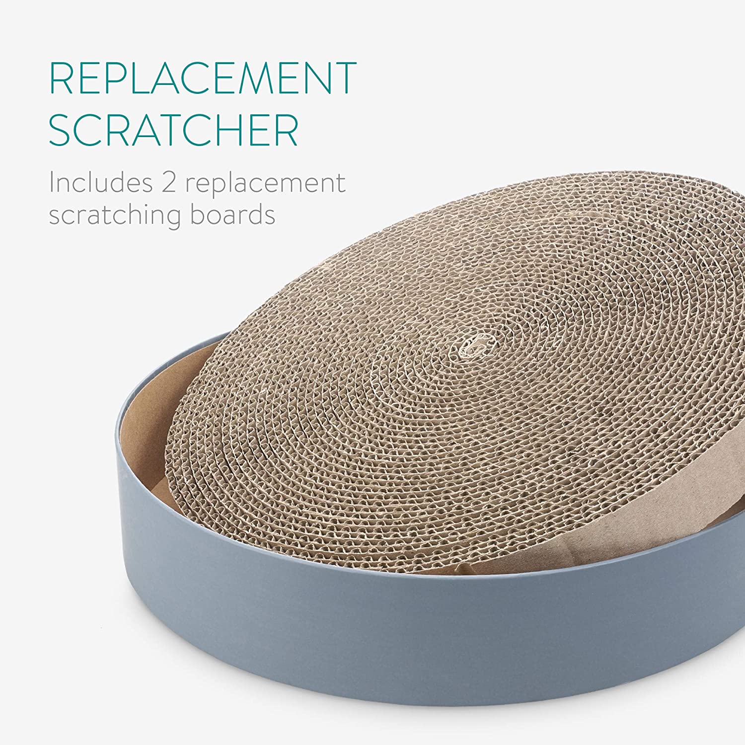 Navaris Σετ με 2 Ανταλλακτικά για Ονυχοδρόμιο Γάτας - Brown - 52415.01