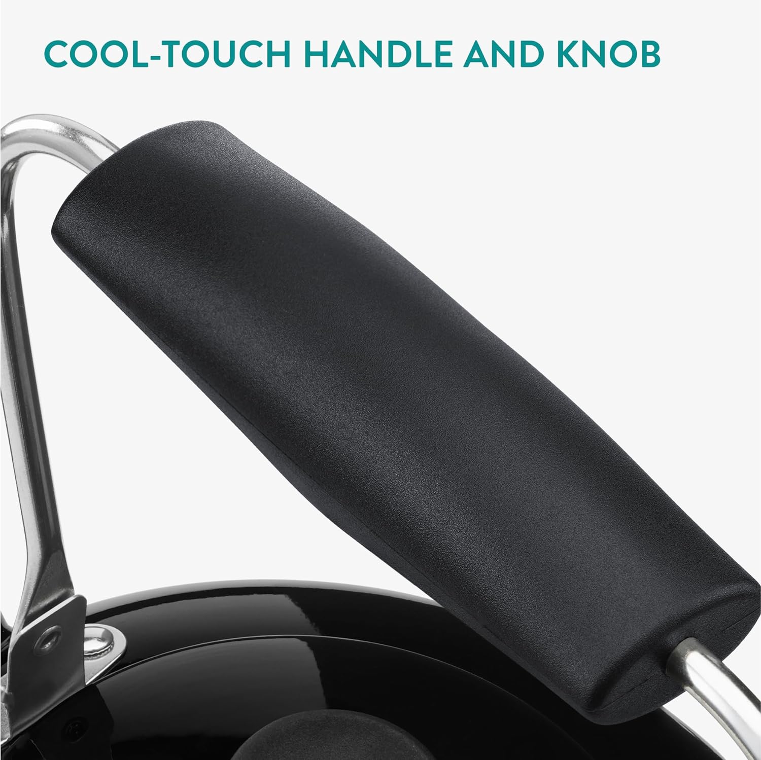 Navaris Βραστήρας Σφυρίγματος από Ανοξείδωτο Ατσάλι - 2.8 L - Black - 61696.03