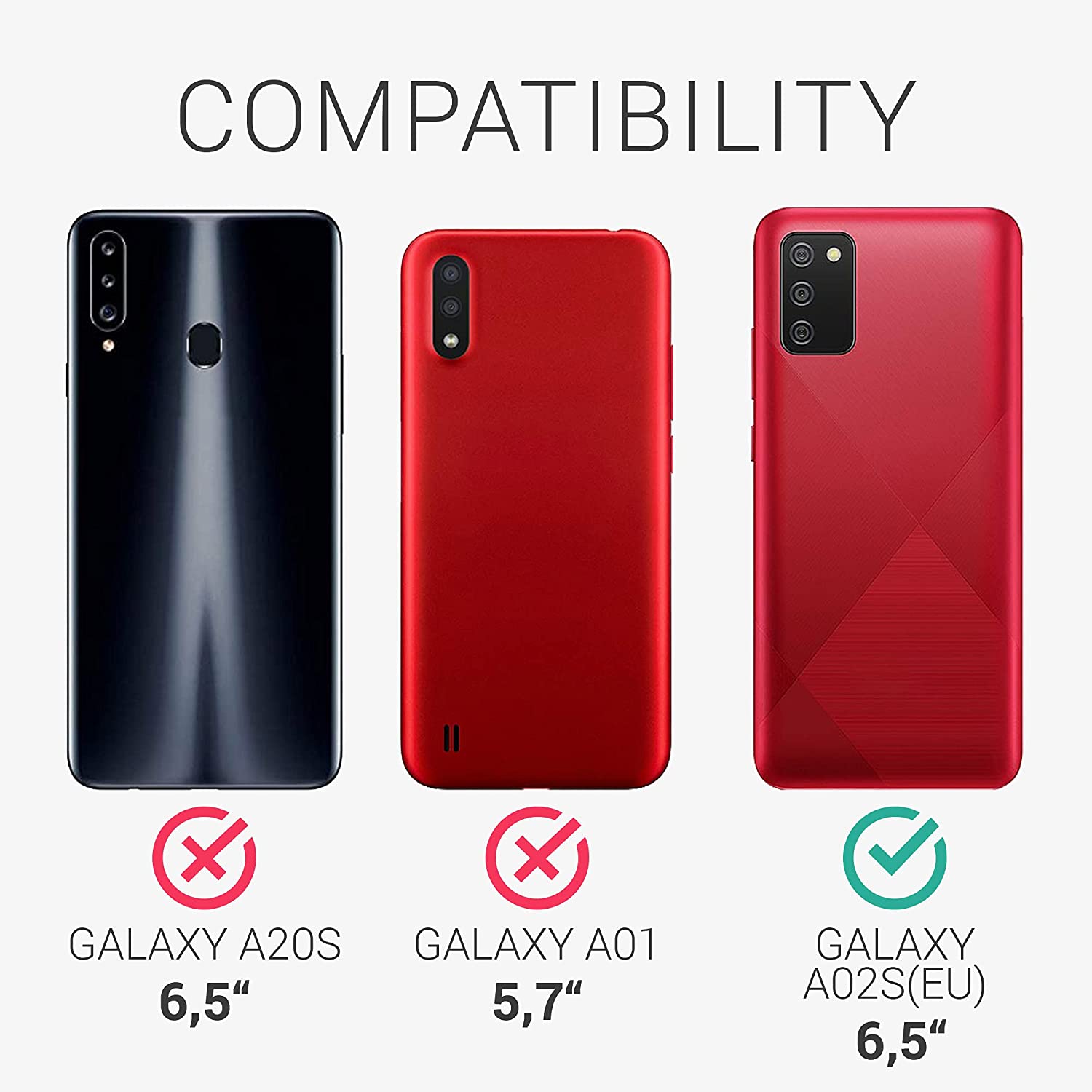 KW Samsung Galaxy A02s Θήκη Σιλικόνης TPU - Διάφανη - 55089.03