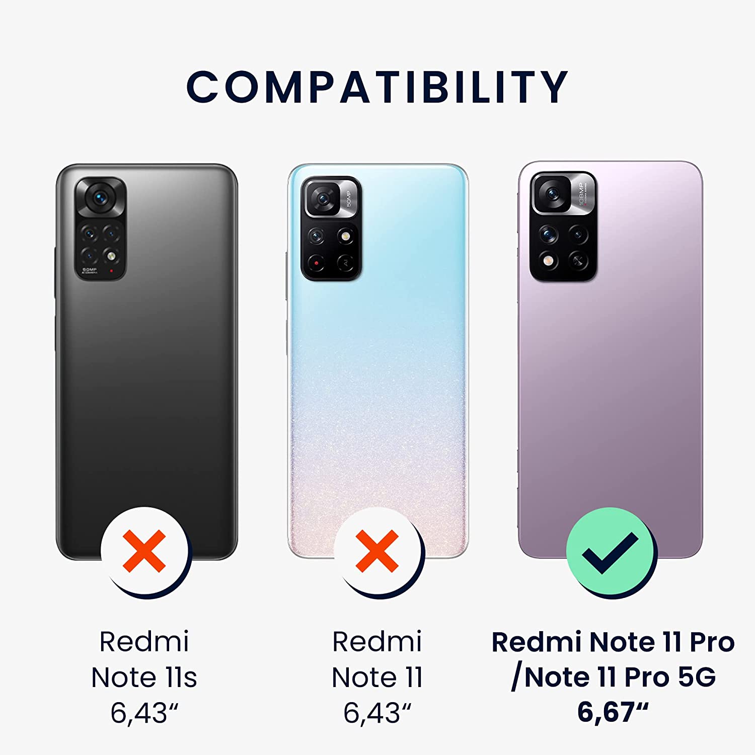KW Xiaomi Redmi Note 11 Pro / Note 11 Pro 5G Θήκη Σιλικόνης TPU - Matte Petrol - 57369.57