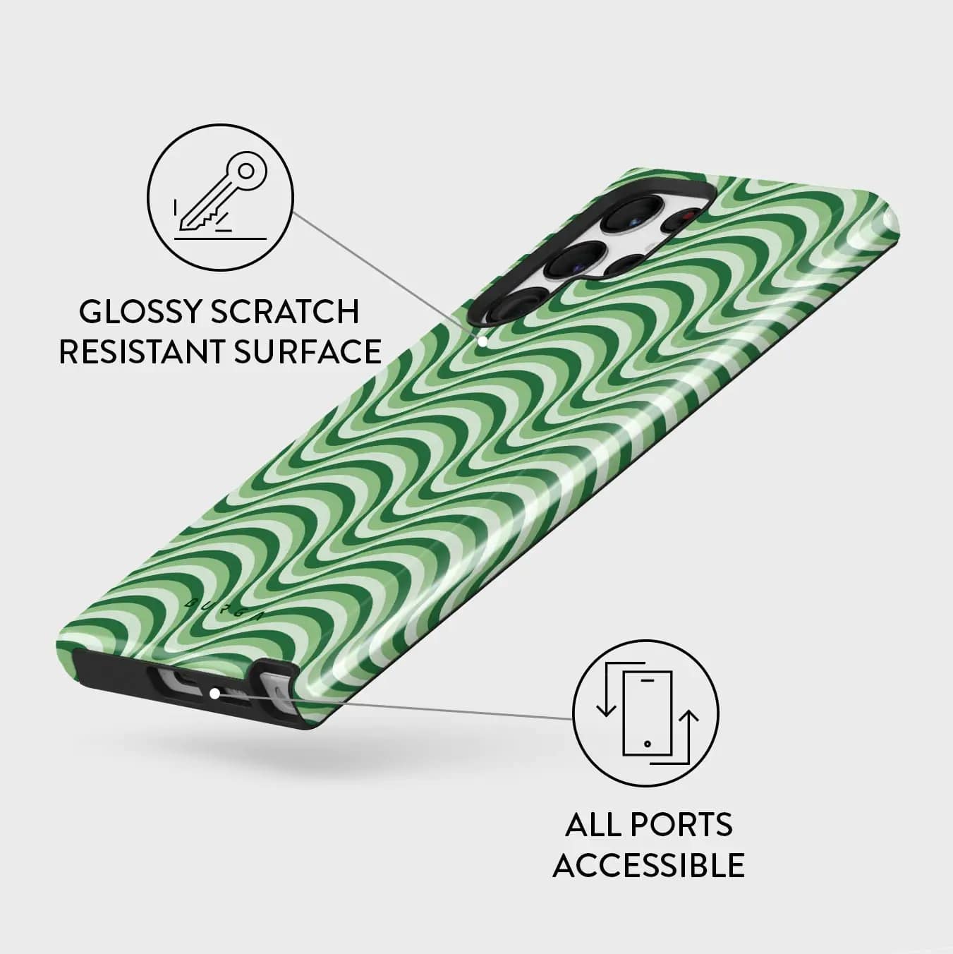 Burga Samsung Galaxy S22 Ultra Fashion Tough Σκληρή Θήκη - Perfect Harmony