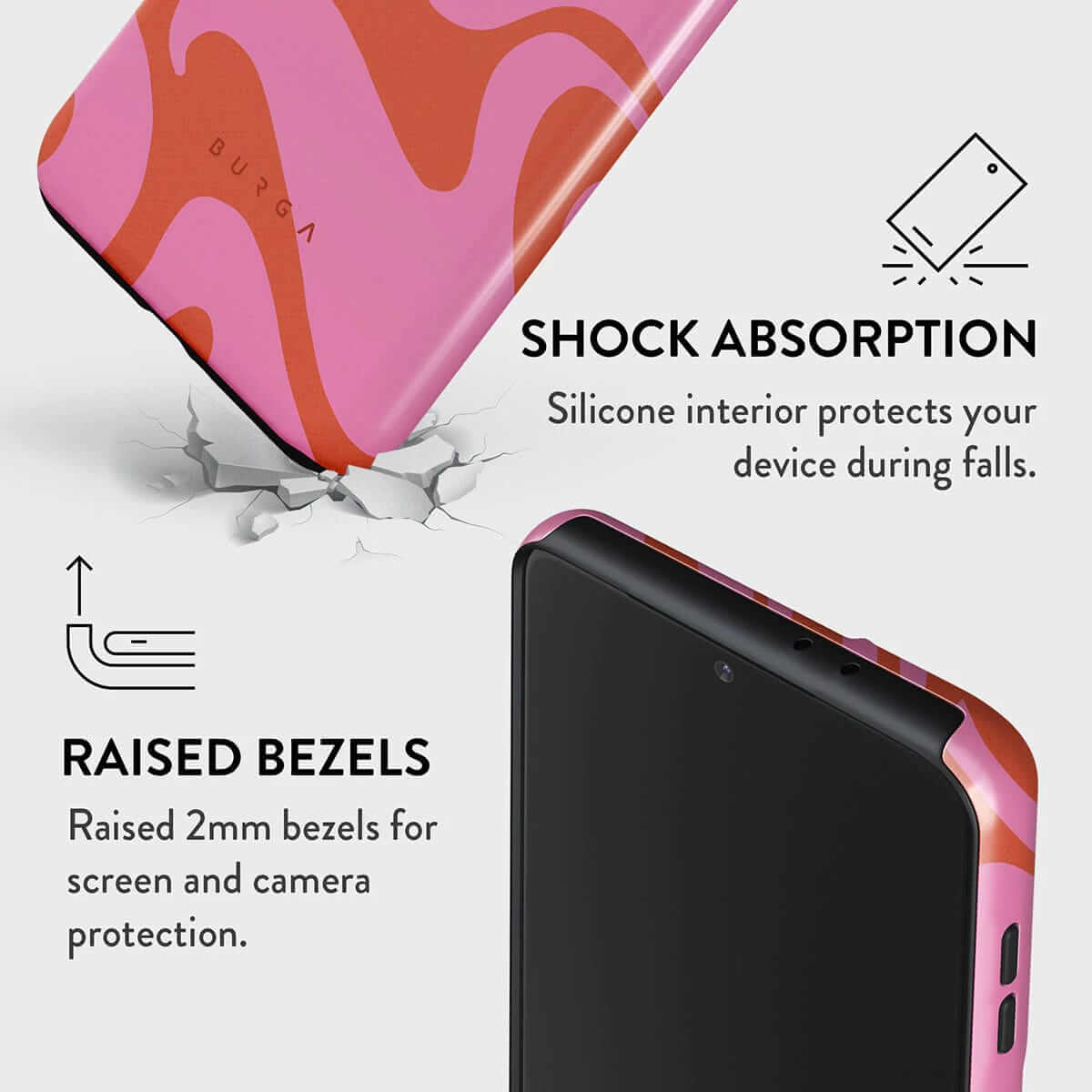 Burga Samsung Galaxy S22 Plus Fashion Tough Σκληρή Θήκη - Ride the Wave