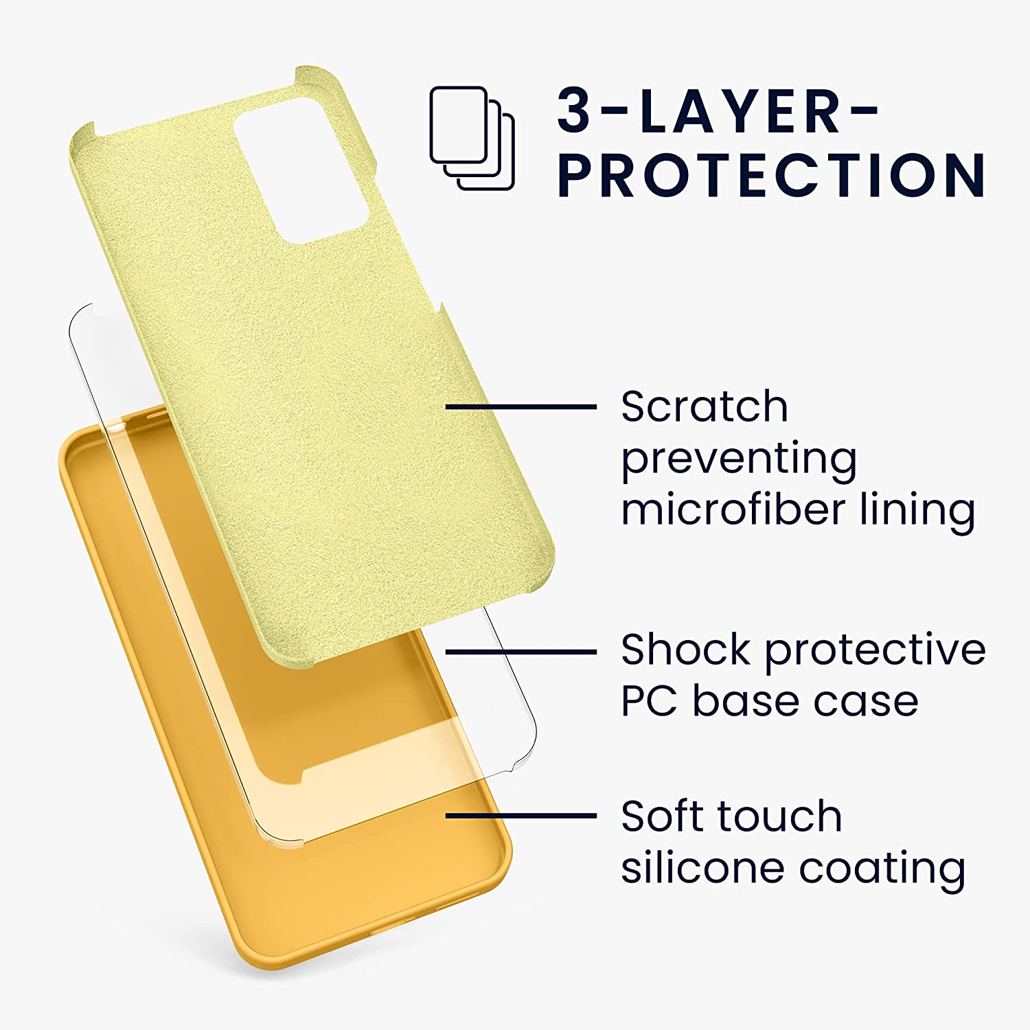 KW Xiaomi Redmi Note 11 Pro / Note 11 Pro 5G Θήκη Σιλικόνης Rubberized TPU - Mango - 57373.191