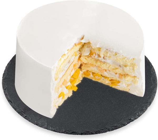 Navaris Περιστρεφόμενος Δίσκος Σερβιρίσματος από Σχιστόλιθο - Black - 57678.01