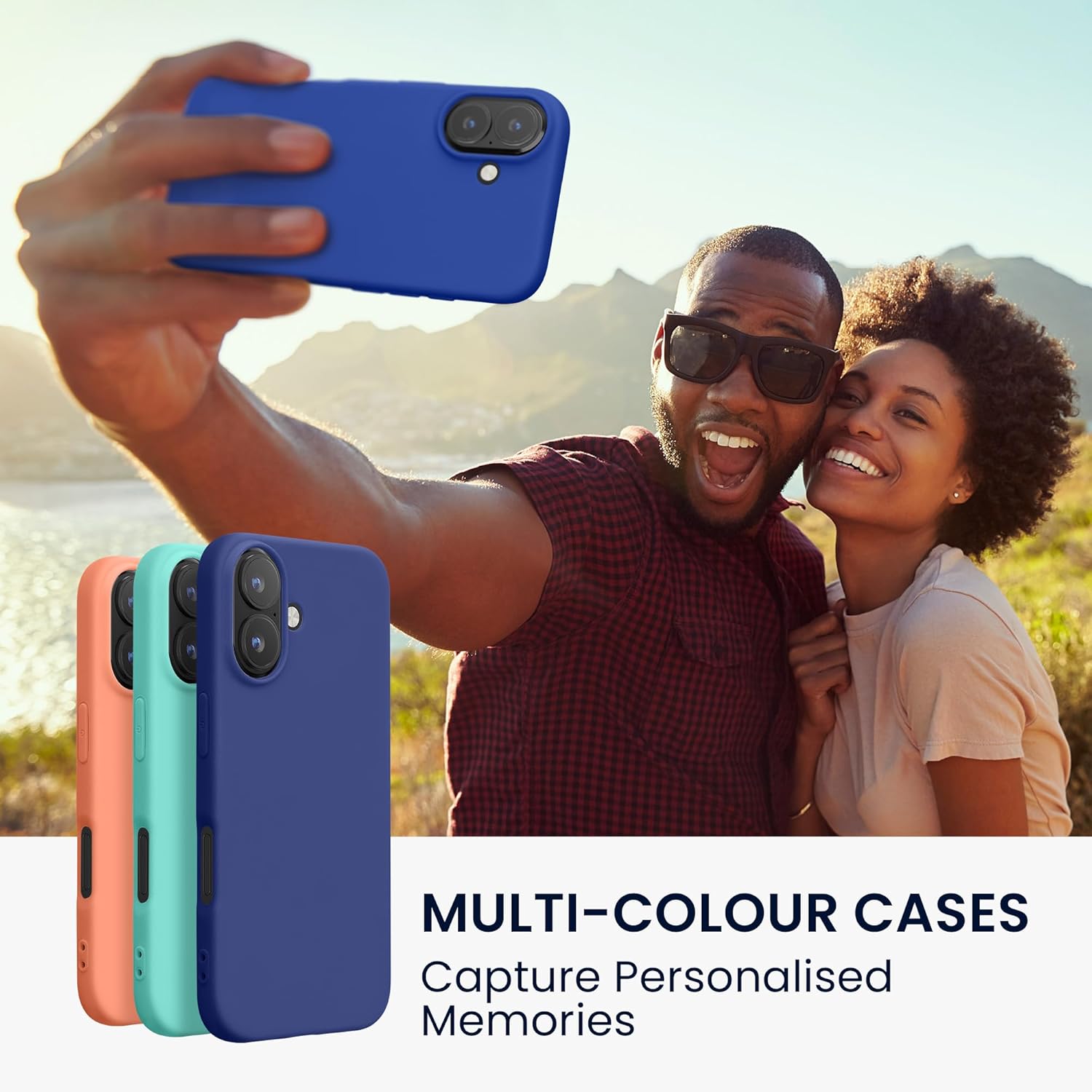 KW iPhone 16 Λεπτή Θήκη Σιλικόνης TPU - Baltic Blue