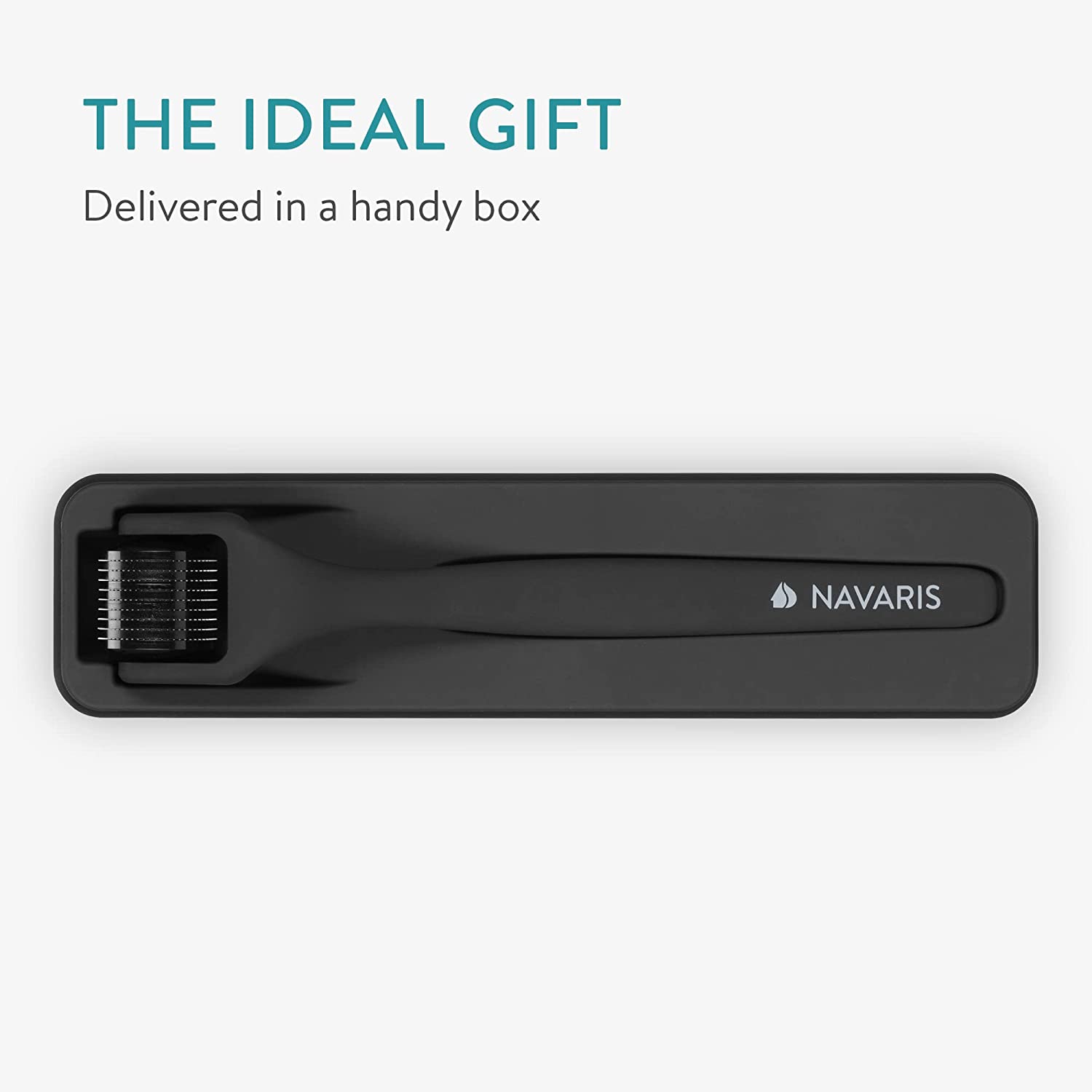 Navaris Derma Roller Προσώπου και Γενειάδας για Άνδρες - Black - 57999.01