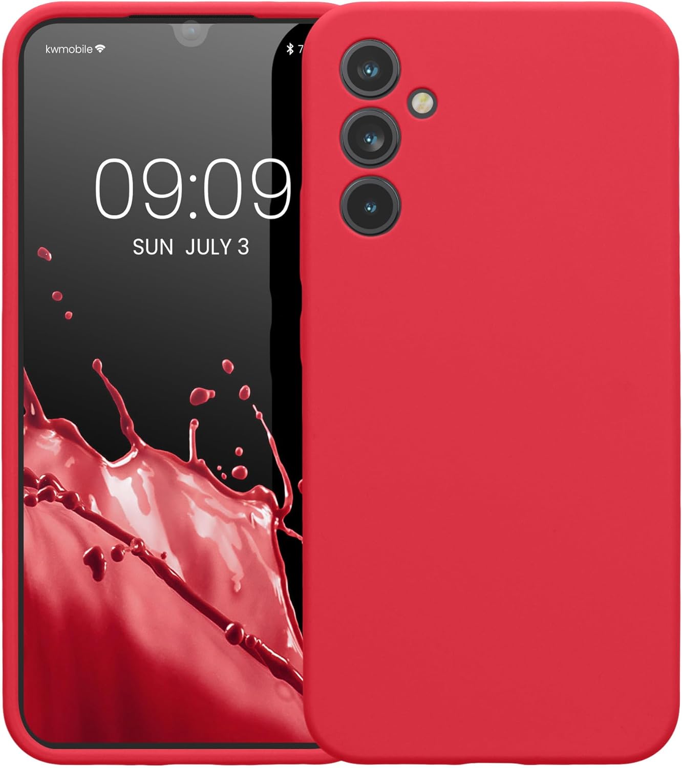 KW Samsung Galaxy A34 5G Θήκη Σιλικόνης Rubber TPU - Awesome Pink - 60807.238