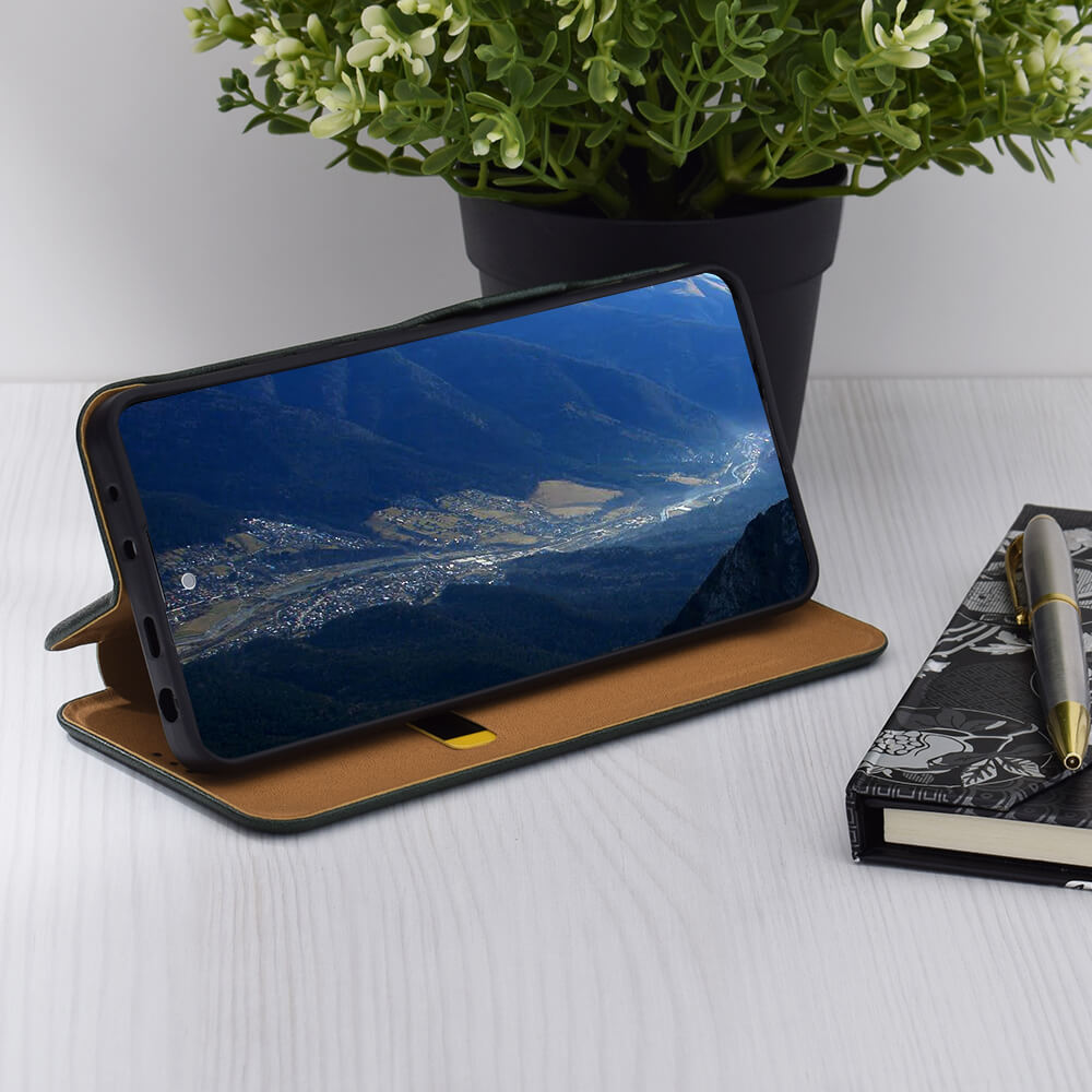 Techsuit Samsung Galaxy A56 5G - Safe Wallet Plus - Θήκη Βιβλίο - Green