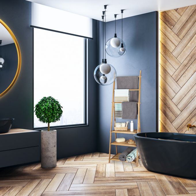 Relaxdays Πτυσσόμενη Βάση για Πετσέτες από Μπαμπού - Natural - 4052025202903