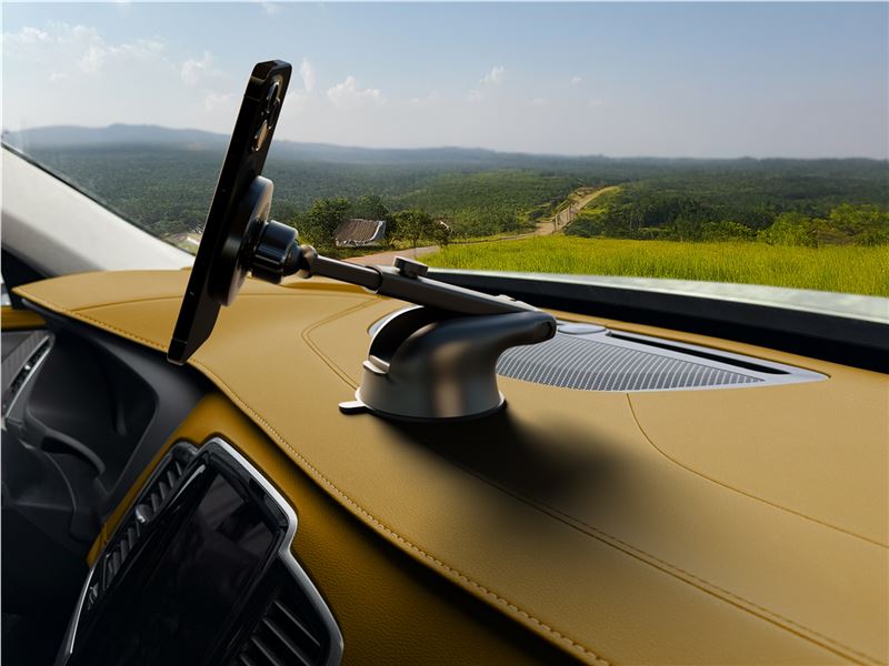 Mobile Origin MO4 Μαγνητική Βάση Αυτοκινήτου για το Ταμπλό με Ασύρματη Φόρτιση MagSafe 15W - Black