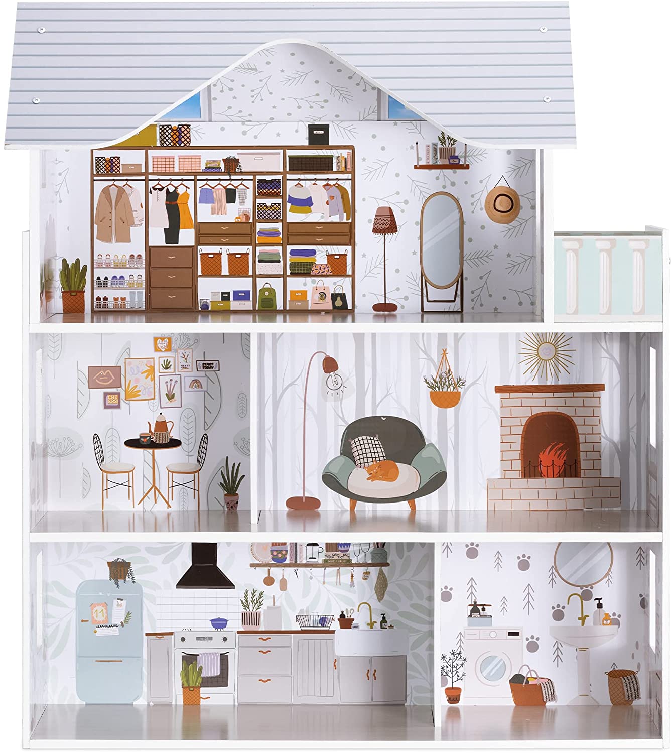 Navaris Κουκλόσπιτο - White - 55376.01