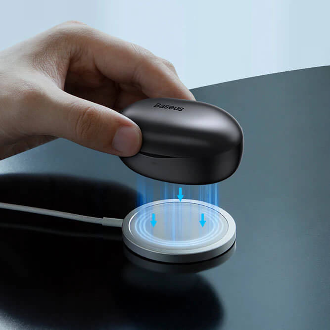 Baseus Encok W11 TWS Wireless Waterproof Earphones Bluetooth 5.0 - Ασύρματα Aδιάβροχα Ακουστικά για Κλήσεις / Μουσική - Black