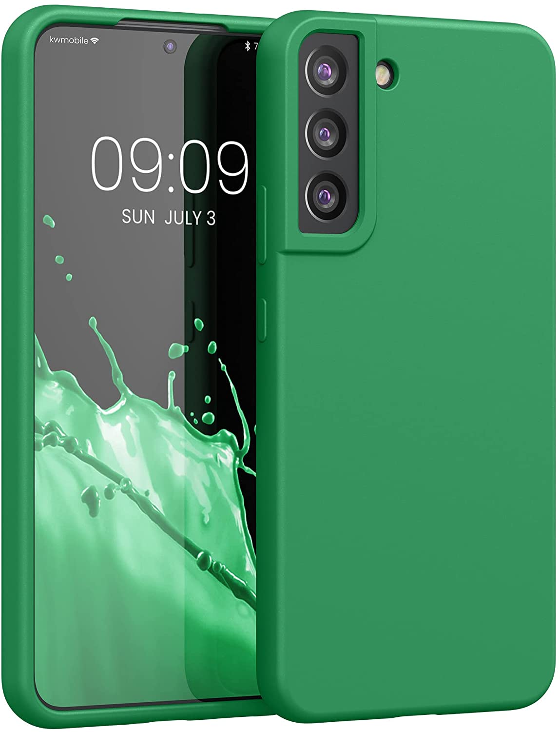 KW Samsung Galaxy S22 Plus Θήκη Σιλικόνης Rubberized TPU - Pixie Green - 56761.227