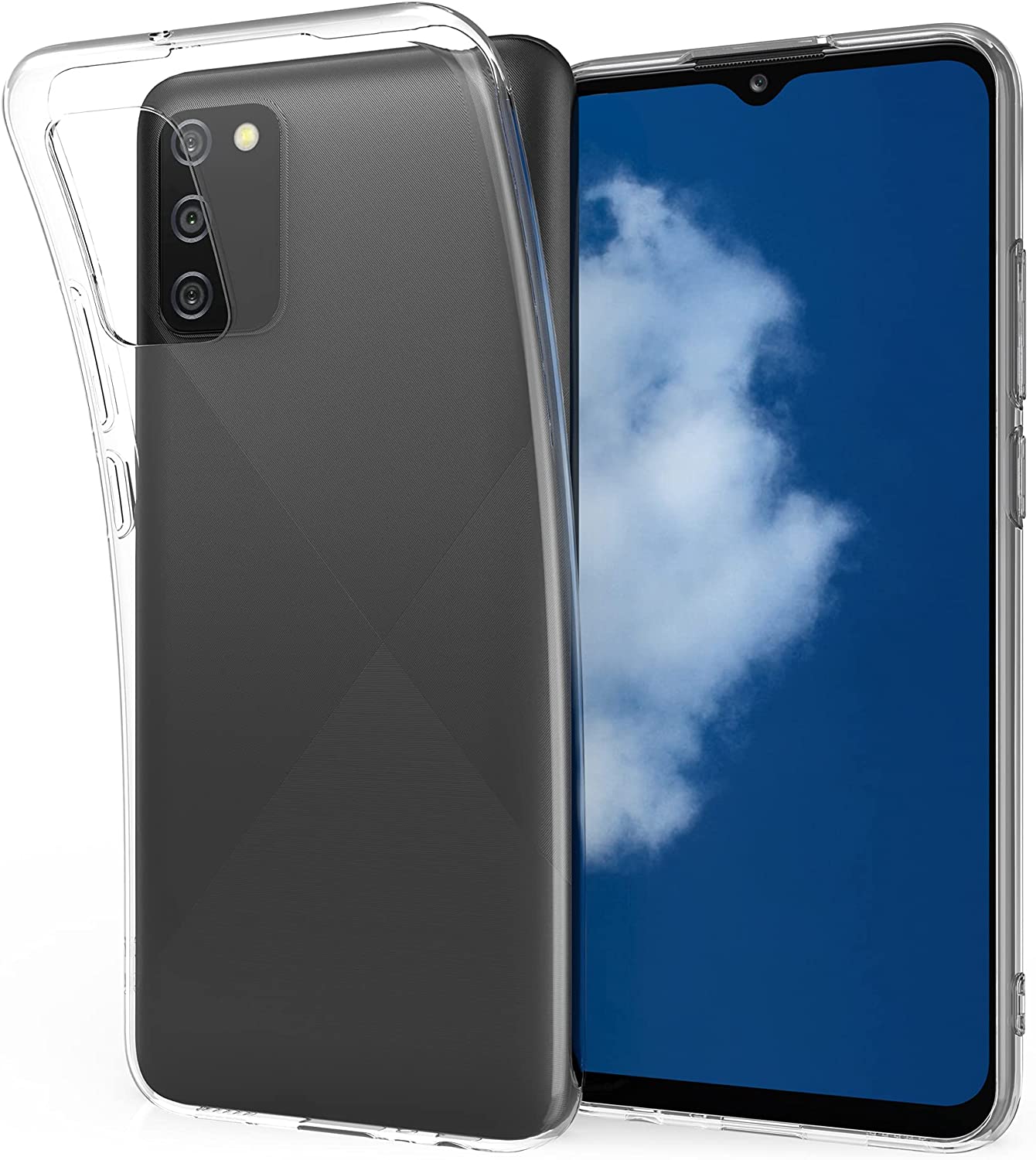 KW Samsung Galaxy A02s Θήκη Σιλικόνης TPU - Διάφανη - 55089.03