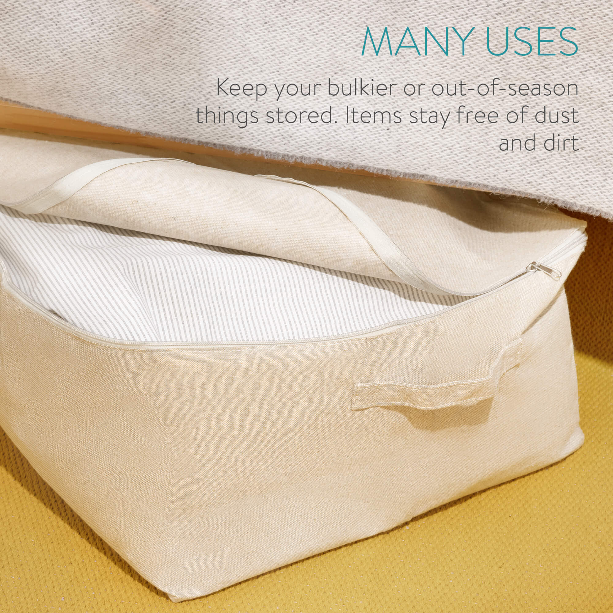 Navaris Θήκη Αποθήκευσης - Beige - 54572.01