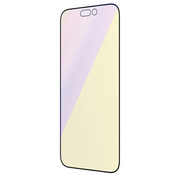 PanzerGlass iPhone 14 Pro Ultra-Wide Fit Anti-Blue Light Antibacterial Easy Aligner Full Screen Αντιχαρακτικό Γυαλί Οθόνης - Black