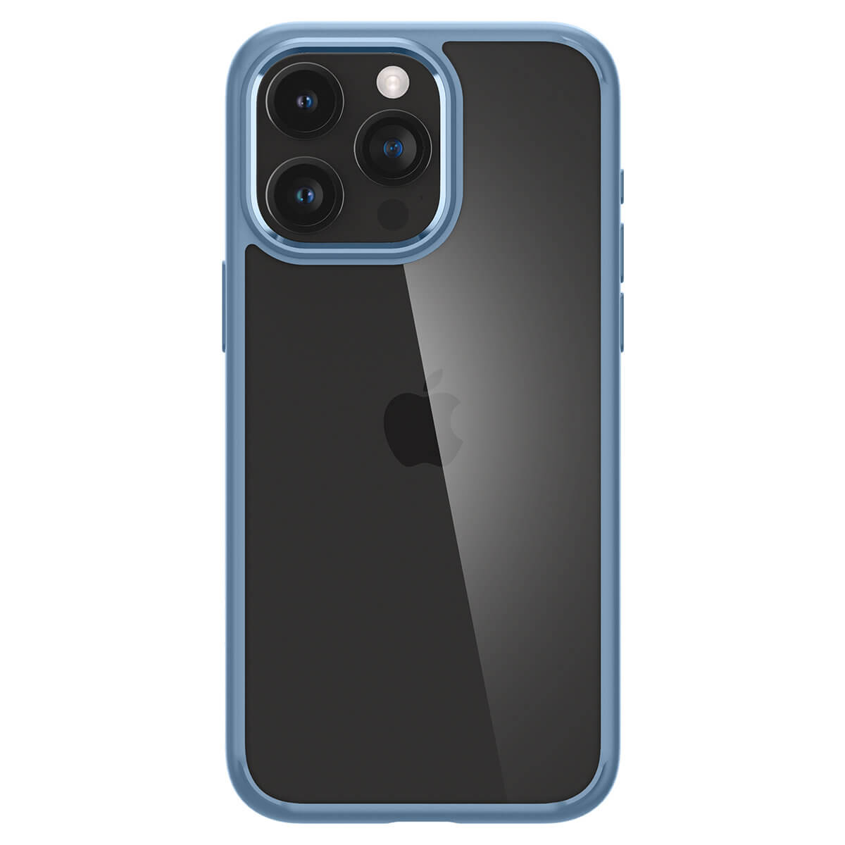 Spigen iPhone 15 Pro Max Crystal Hybrid Σκληρή Θήκη με Πλαίσιο Σιλικόνης - Sierra Blue