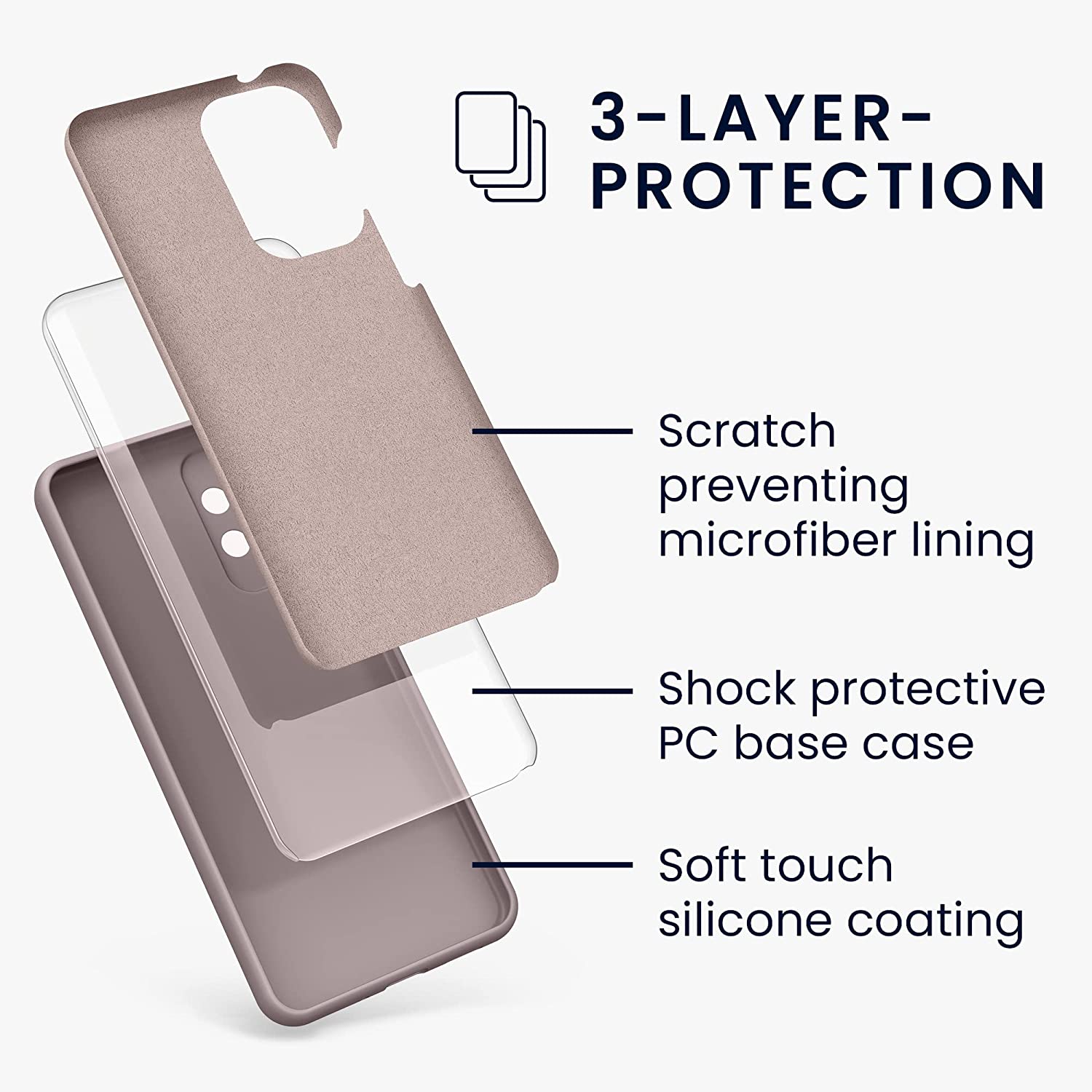 KW Samsung Galaxy A33 5G Θήκη Σιλικόνης Rubberized TPU - Purple Cloud - 57833.192