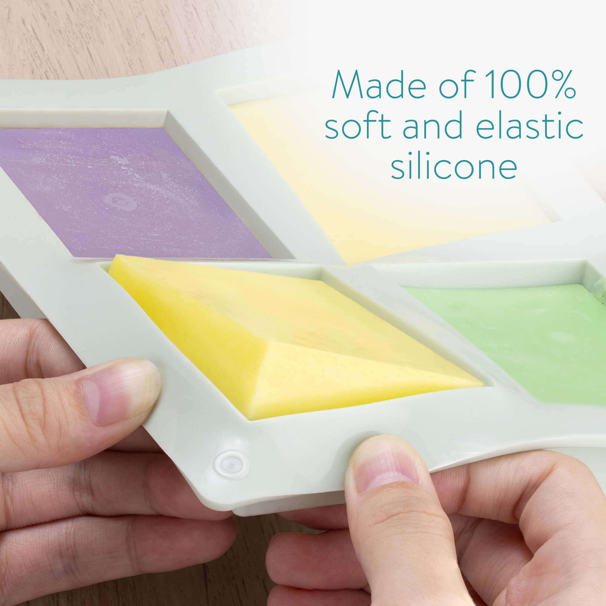 Navaris Καλούπια Σιλικόνης για Σαπούνια - Grey - 54820.01